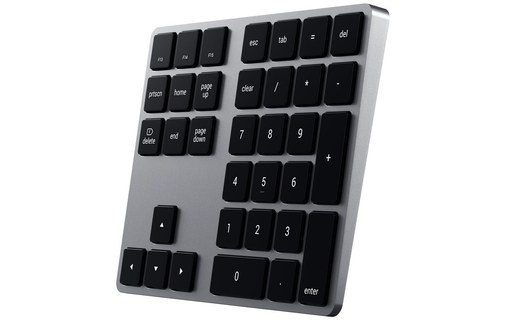 Pavé numérique sans fil Satechi Extended Keypad - Gris sidéral