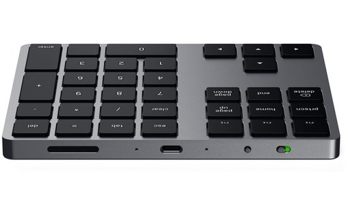 Pavé numérique sans fil Satechi Extended Keypad - Gris sidéral