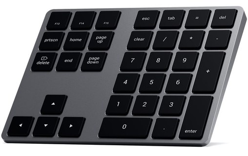 Pavé numérique sans fil Satechi Extended Keypad - Gris sidéral