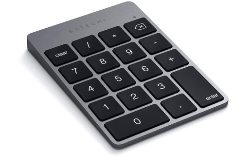 Pavé numérique Bluetooth Satechi Slim Wireless - Gris Sidéral