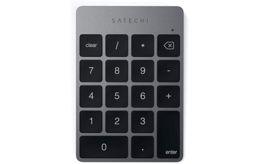 Pavé numérique Bluetooth Satechi Slim Wireless - Gris Sidéral