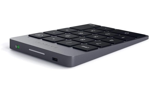 Pavé numérique Bluetooth Satechi Slim Wireless - Gris Sidéral