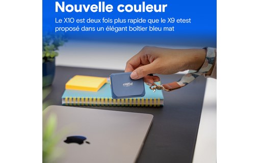 Crucial X10 1 To - Bleu - SSD externe USB-C