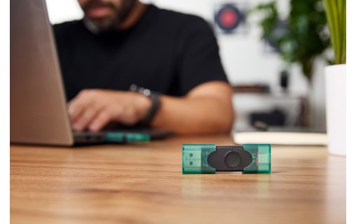 Clé USB-C et USB-A Kingston DataTraveler Duo G2 128 Go - Noir - USB 3.2