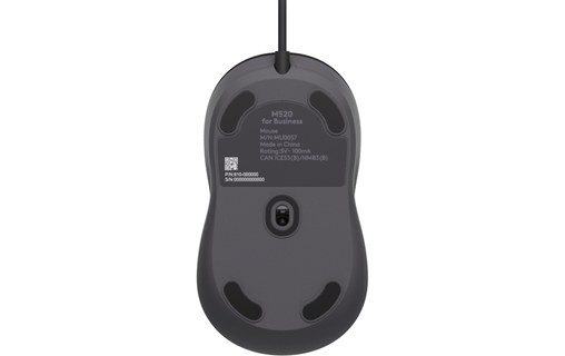 Souris Logitech M520 for Business - Graphite