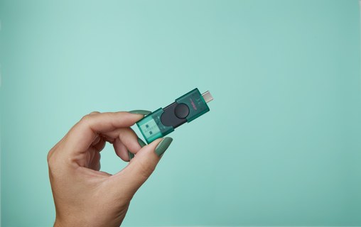 Clé USB-C et USB-A Kingston DataTraveler Duo G2 256 Go - Noir - USB 3.2