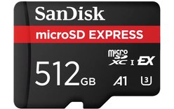Carte microSDXC SanDisk Express 512 Go, UHS-I