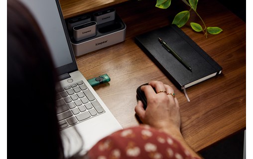 Clé USB-C et USB-A Kingston DataTraveler Duo G2 256 Go - Noir - USB 3.2