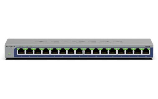 Switch Ethernet Netgear GS116 16 ports - L2