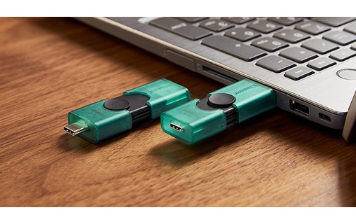 Clé USB-C et USB-A Kingston DataTraveler Duo G2 256 Go - Noir - USB 3.2