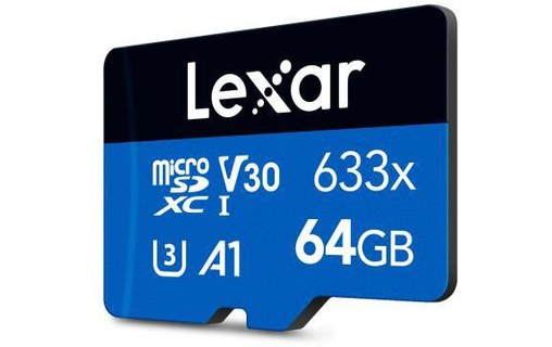 Carte microSD Lexar 633x 64 Go