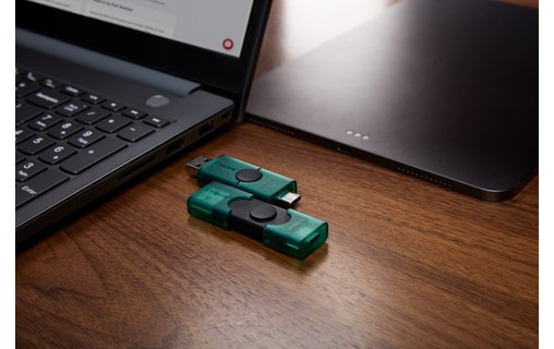 Clé USB-C et USB-A Kingston DataTraveler Duo G2 256 Go - Noir - USB 3.2