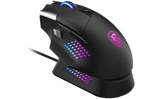 Souris Gaming sans fil MSI S12-4301370-CLA - Noire