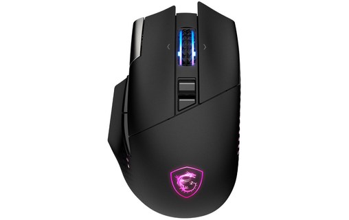 Souris Gaming sans fil MSI S12-4301370-CLA - Noire