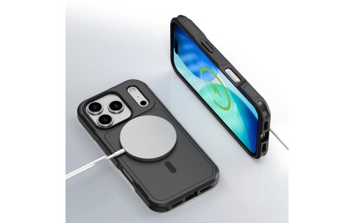 Coque MagSafe pour iPhone 17 Pro - 4Smarts Defend - Noire