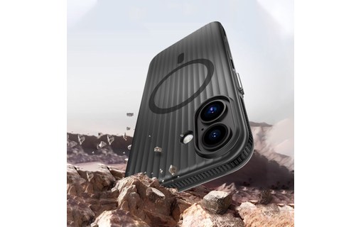 Coque MagSafe pour iPhone 17 - 4Smarts Design Aero - Noire