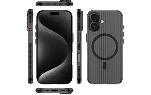 Coque MagSafe pour iPhone 17 - 4Smarts Design Aero - Noire