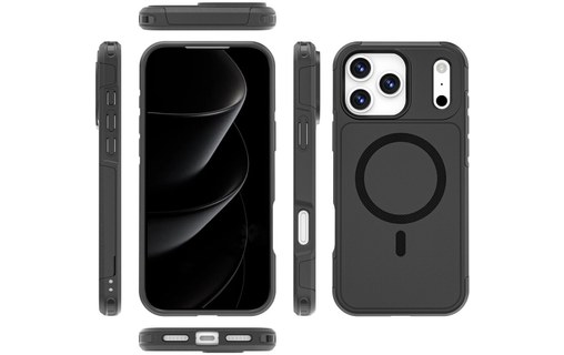 Coque MagSafe pour iPhone 17 Pro Max - 4Smarts Defend - Noire