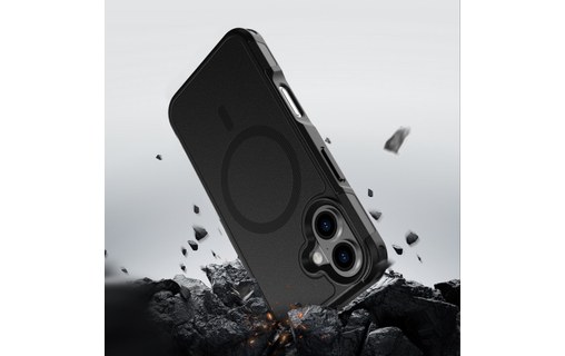 Coque MagSafe pour iPhone 17 - 4Smarts Defend - Noire