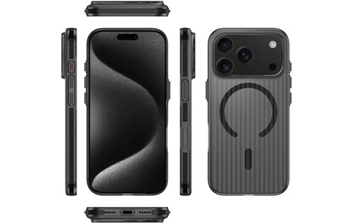 Coque MagSafe pour iPhone 17 Pro - 4Smarts Design Aero - Noire