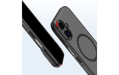 Coque MagSafe pour iPhone 17 - 4Smarts Design Aero - Noire