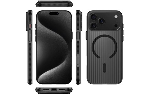 Coque MagSafe pour iPhone 17 Pro Max - 4Smarts Design Aero - Noire