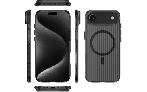 Coque MagSafe pour iPhone Air - 4Smarts Design Aero - Noire