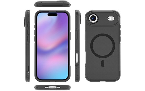 Coque MagSafe pour iPhone Air - 4Smarts Defend - Noire