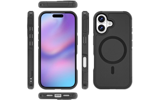 Coque MagSafe pour iPhone 17 - 4Smarts Defend - Noire