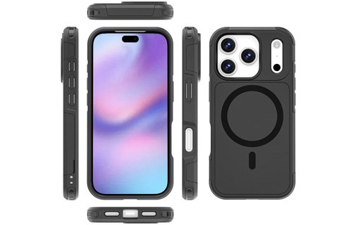 Coque MagSafe pour iPhone 17 Pro - 4Smarts Defend - Noire