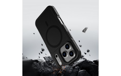 Coque MagSafe pour iPhone 17 Pro - 4Smarts Defend - Noire