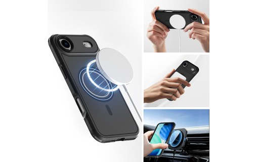 Coque MagSafe pour iPhone Air - 4Smarts Defend - Noire
