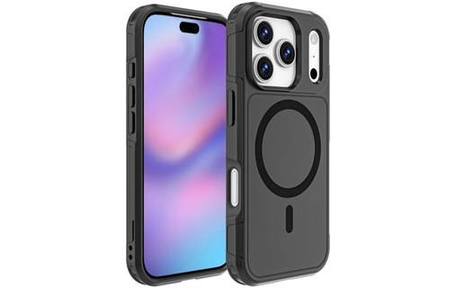 Coque MagSafe pour iPhone 17 Pro - 4Smarts Defend - Noire