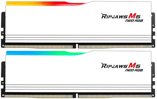 Mémoire RAM G.SKILL Ripjaws M5 Neo RGB 64 Go (2 x 32 Go) DDR5 6000 MHz CL30