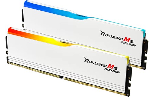 Mémoire RAM G.SKILL Ripjaws M5 Neo RGB 64 Go (2 x 32 Go) DDR5 6000 MHz CL30