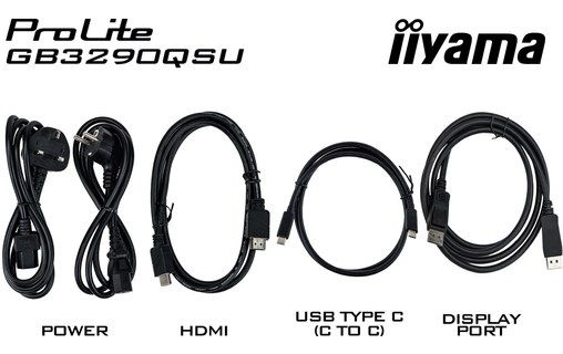 Écran Gaming 31,5" iiyama G-MASTER GB3290QSU-B1 - 240 Hz USB-C