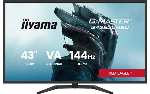 Écran Gaming 42,5" iiyama G-MASTER G4380UHSU-B2 - 4K 144 Hz
