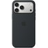 Coque Apple en silicone avec MagSafe pour iPhone 17 Pro Max - Noire