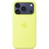 Coque Apple en silicone avec MagSafe pour iPhone 17 Pro - Jaune Fluo