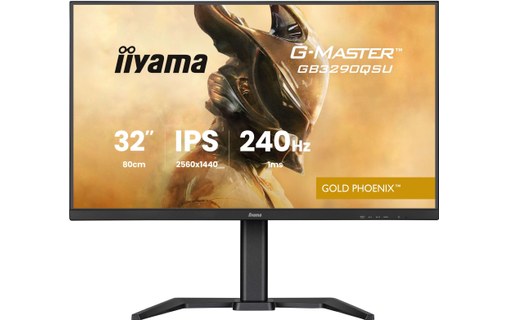 Écran Gaming 31,5" iiyama G-MASTER GB3290QSU-B1 - 240 Hz USB-C