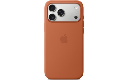 Coque Apple en silicone avec MagSafe pour iPhone 17 Pro Max - Terracotta