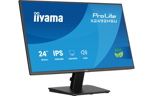 Écran 24" iiyama ProLite X2492HSU-B1 - 120 Hz