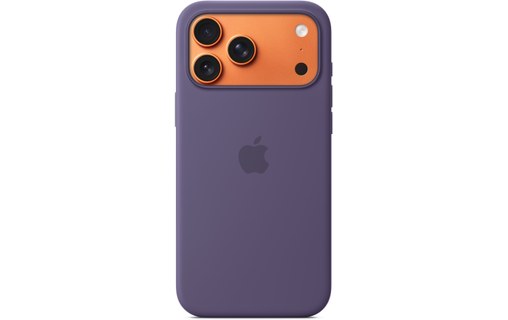 Coque Apple en silicone avec MagSafe pour iPhone 17 Pro Max - Brume Violette