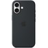 Coque Apple en silicone avec MagSafe pour iPhone 17 - Noire