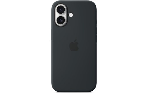 Coque Apple en silicone avec MagSafe pour iPhone 17 - Noire