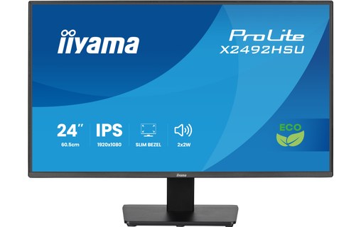 Écran 24" iiyama ProLite X2492HSU-B1 - 120 Hz