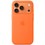 Coque Apple en silicone avec MagSafe pour iPhone 17 Pro - Orange
