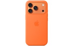 Coque Apple en silicone avec MagSafe pour iPhone 17 Pro - Orange