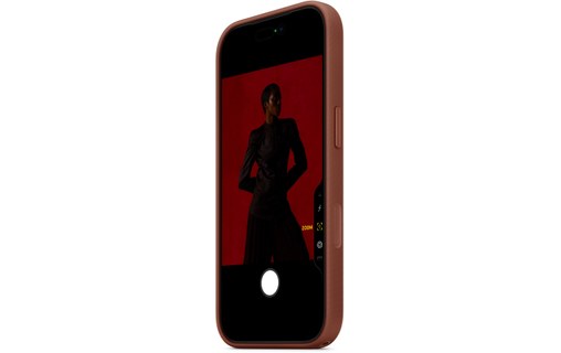 Coque Apple en tissage technique avec MagSafe pour iPhone 17 Pro - Sienne