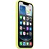 Coque Apple en silicone pour iPhone 16e - Jaune fluo